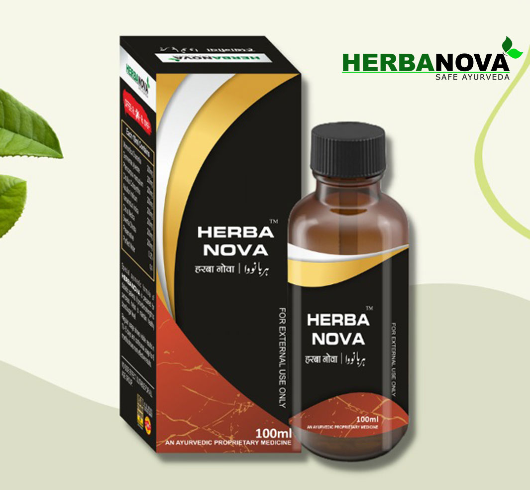 Herbanova product pack and bottle
